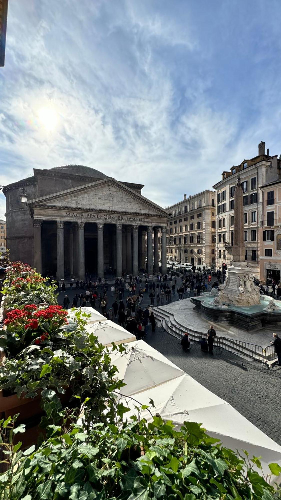 Pantheon Balcony Morgana Suite Řím Exteriér fotografie